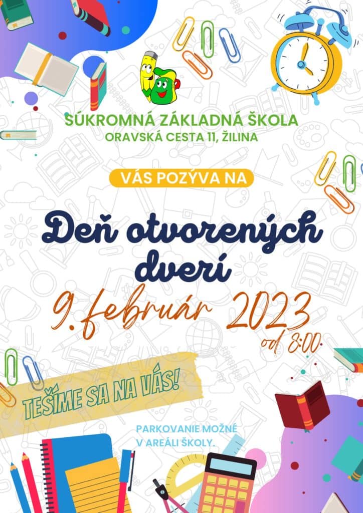 dear parents friends of the school let us invite you to an open day on 9 February 2023 Thursday from 8:00 a.m. You can see how the atmosphere in our classes looks like and what form of work the school does.