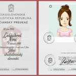 back in time czechoslovakia tvorba obcianskych preukazov nina