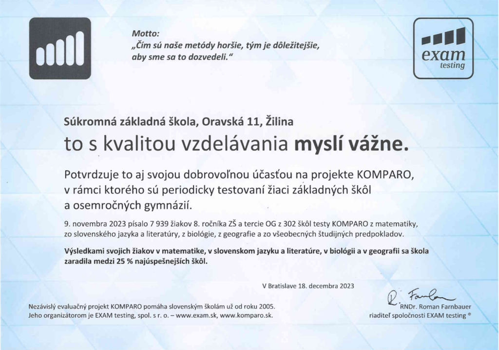 komparo 2023 vysledky komparo1